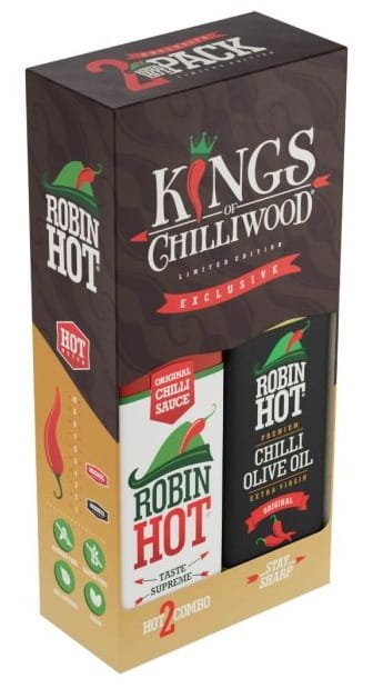 2Pack Robin Hot – Sos Chili & Olej Chili – 2 x 100ml Ekskluzywny Zestaw Prezentowy