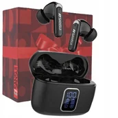 Słuchawki - SANSUI W9 ENC czarne - miniaturka - grafika 1