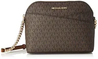 Torebki damskie - Michael Kors Jet Set średnia skórzana torebka crossbody, Brązowy, Small - miniaturka - grafika 1