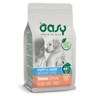 Sucha karma dla psów - OASY Karma dla psa 12kg Puppy&Junior z łososiem - miniaturka - grafika 1