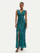 Sukienki - Rinascimento Sukienka wieczorowa CFC0123067003 Zielony Regular Fit - miniaturka - grafika 1