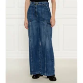 Spodnie damskie - TWINSET Jeansy | flare fit | high waist - miniaturka - grafika 1