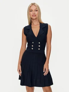 Morgan Sukienka koktajlowa 242-RMOPI Granatowy Slim Fit - Sukienki - miniaturka - grafika 1
