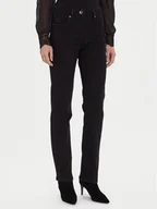 Spodnie damskie - Morgan Spodnie materiałowe 252-PASCAL2 Czarny Regular Fit - miniaturka - grafika 1