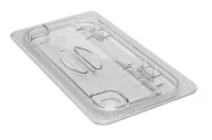 Akcesoria gastronomiczne - Pokrywa 1/6 z poliwęglanu uchylna z wycięciem | CM-60CWLN135, CAMBRO - miniaturka - grafika 1