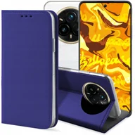 Etui i futerały do telefonów - ETUI Z KLAPKĄ DO REALME 14 PRO PLUS GRANATOWE ZAMYKANE MAGNETYCZNE KABURA - miniaturka - grafika 1
