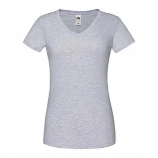 Koszulka Damska Iconic V-Neck Heather Grey r. XL - Koszulki i topy damskie - miniaturka - grafika 1
