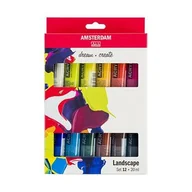 Farby i media malarskie - Amsterdam Amsterdam Standard Series Acrylics Set 12 x 20 ml Landscape - miniaturka - grafika 1