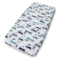 Prześcieradła dla dzieci - PRZEŚCIERADŁO 76x43 cm do dostawki LIONELO Aurora BAWEŁNIANE PREMIUM - miniaturka - grafika 1