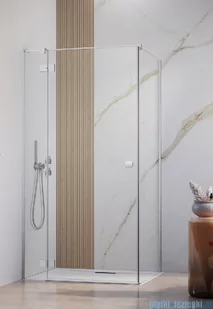 Radaway Essenza Kdj kabina 100x110cm lewa szkło przejrzyste 1385040-01-01L/1384053-01-01 - Kabiny prysznicowe - miniaturka - grafika 1