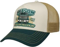 Czapki i chusty sportowe męskie - Czapka Trucker Keep On Trucking by Stetson, ciemnozielony, One Size Small - miniaturka - grafika 1