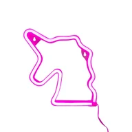Lampy ścienne - Neon LED jednorożec UNICORN FM-NL10 Zuma Line - miniaturka - grafika 1