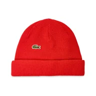 Czapki damskie - Lacoste Wełniana czapka - miniaturka - grafika 1