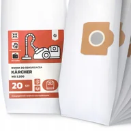 Worki do odkurzaczy - 20x Worek do Odkurzacza Kärcher Wd 3.200 Syntetyczny Pojemny Odporny Worki - miniaturka - grafika 1