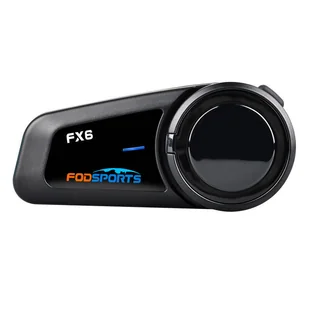 Interkom motocyklowy Fodsports FX6 (czarny) - Interkomy - miniaturka - grafika 1