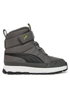 Buty dla chłopców - Puma Śniegowce Evolve Boot Ac+ Ps 392645 08 Szary - miniaturka - grafika 1
