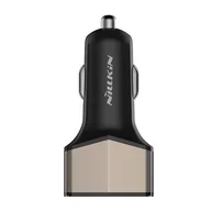 Ładowarki samochodowe - Nillkin Celerity Car Charger Ładowarka samochodowa 2x USB + USB-C Gold) 10_15619 - miniaturka - grafika 1