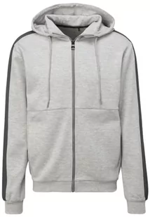 FILA Rosenheim Slim Fit męska bluza z kapturem, Light Grey Melange-Iron Gate, L - Bluzy męskie - miniaturka - grafika 1