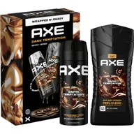 Zestawy kosmetyków męskich - Axe Zestaw Dark Temptation: Body spray 150 ml + Żel pod prysznic 250 ml - miniaturka - grafika 1