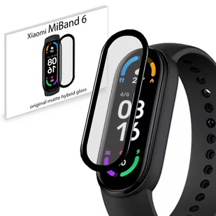Grizz Szkło matowe hybrydowe 3D do Mi Band 6 - Akcesoria do smartwatchy - miniaturka - grafika 1