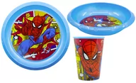 Zestawy naczyń dla dzieci - Spiderman Naczynia Dziecięce  Zestaw 3 Szt. - miniaturka - grafika 1