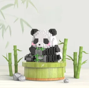 KLOCKI KUNG FU PANDA ZWIERZĘTA UKŁADANKA DLA DZIECI I DOROSŁYCH PREZENT NA URODZINY DLA CHŁOPCA I DZIEWCZYNKI - Układanki dla dzieci - miniaturka - grafika 1