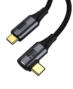 PremiumCord KU4CU03 kabel USB USB4 Gen 3x2 0,3 m USB C Czarny, Szary KU4CU03 - Kable komputerowe i do monitorów - miniaturka - grafika 1