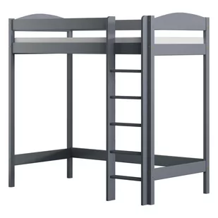 Łóżko pojedyncze - antresola z łukiem 180x80 wys.160 - Łóżka dla dzieci i młodzieży - miniaturka - grafika 1