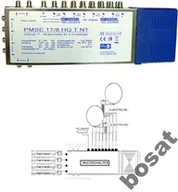 Rozgałęźniki i multiswitche do TV-SAT - Megasat Multiswitch kaskadowy 17/8 C + zasilacz MS178MK - miniaturka - grafika 1