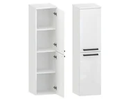 Szafki łazienkowe - Słupek Łazienkowy Typu Loft ATHOS 35 2D P - Uchwyt Czarny Mat - miniaturka - grafika 1