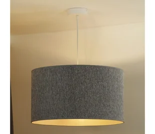 Duolla - Żyrandol na lince ROLLER ECO RECYCLING 1xE27/15W/230V śr. 45 cm szary - Lampy sufitowe - miniaturka - grafika 1