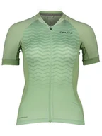 Koszulki sportowe damskie - Craft Koszulka kolarska "ADV Endur" w kolorze zielonym - miniaturka - grafika 1