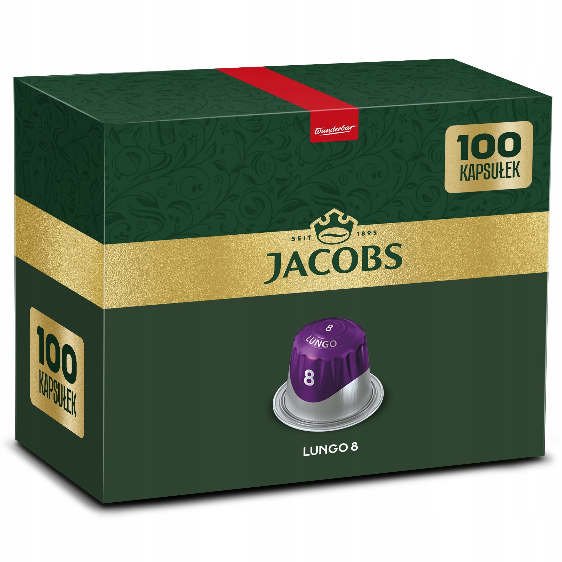 Kapsułki Jacobs Lungo 8 do Nespresso(r)* 100szt zestaw 90+10 Gratis!