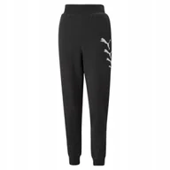 Dresy damskie - Puma spodnie dresowe damskie sportowe joggery czarne - M - miniaturka - grafika 1