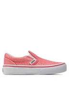 Buty dla dziewczynek - Vans Tenisówki Uy Classic Slip-On VN0005WWPNK1 Różowy - miniaturka - grafika 1