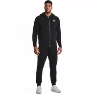 Spodnie sportowe męskie - Męskie spodnie dresowe Under Armour UA Essential Fleece Jogger - czarne - UNDER ARMOUR - miniaturka - grafika 1