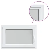 Tablice i flipcharty - vidaXL Okno piwniczne RISOR 90x50 cm uchylno-rozwierne DIN lewe białe - miniaturka - grafika 1