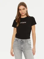 Koszulki i topy damskie - Guess Jeans T-Shirt W5RI54 J1314 Czarny Regular Fit - miniaturka - grafika 1