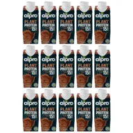 Napoje roślinne - Alpro High Protein Napój sojowy wysokobiałkowy o smaku czekolady z wapniem i witaminami Zestaw 15 x 250 ml - miniaturka - grafika 1