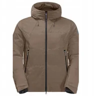 Kurtki rowerowe - Jack Wolfskin Bike Commute Ins Jkt M 1206961-4610 Brązowe L - miniaturka - grafika 1