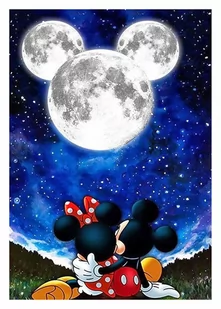 Haft diamentowy mozaika diamentowa zestaw xxl 5d dla dzieci 30*40 mickey - Zabawki kreatywne - miniaturka - grafika 1