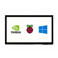 Akcesoria do komputerów jednopłytkowych - Ekran dotykowy - pojemnościowy LCD IPS 10,1'' 1024x600px HDMI - do Raspberry Pi i Jetson Nano - Waveshare 18096 - miniaturka - grafika 1