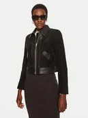 Kurtki damskie - Sisley Kurtka z imitacji skóry 262TLN04J Czarny Regular Fit - miniaturka - grafika 1