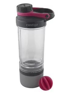 Contigo Shake and Go FIT Compartment Wildberry Pink 650ml 1000-0647) 1000-0647 - Shakery i bidony sportowe - miniaturka - grafika 2