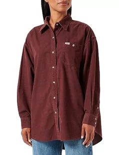 Wrangler Damska koszula ze sztruksu, Dahlia., XL - Koszule damskie - miniaturka - grafika 1
