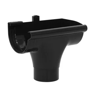 Wypust prawy S130 Ø130 grafitowy - Rynny i akcesoria - miniaturka - grafika 1