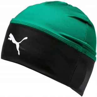 Czapka Puma Liga Beanie Senior zielono-czarna 22355 04 - Czapki damskie - miniaturka - grafika 1