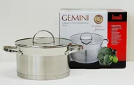 Garnki - Pigmejka BERRETTI GEMINI Garnek, stal nierdzewna, 18 cm - miniaturka - grafika 1
