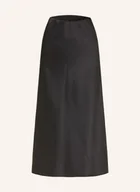 Spódnice - S.Oliver Black Label Satynowa Spódnica schwarz - miniaturka - grafika 1