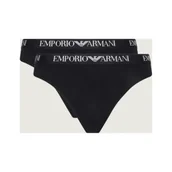 Majtki damskie - Emporio Armani Stringi 2-pack - miniaturka - grafika 1